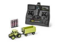 Carson 500504173 - H0 - Mercedes-Benz Traktor 1800 mit Anhänger - grün